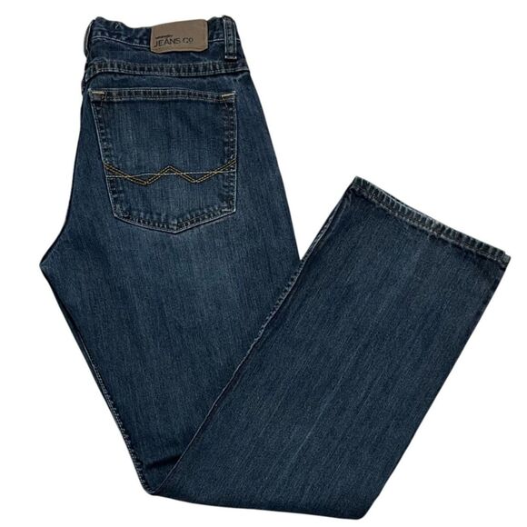 WRANGLER Men's Blue Jeans Relaxed Straight Leg 99CDWID 29X30 - Picture 1 of 8